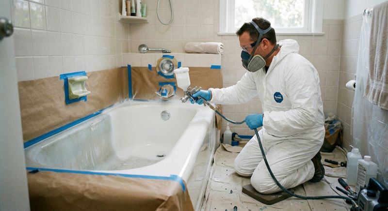 Bathtub Refinishing project example