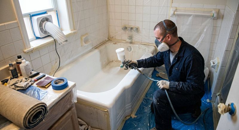 Bathtub Resurfacing project example